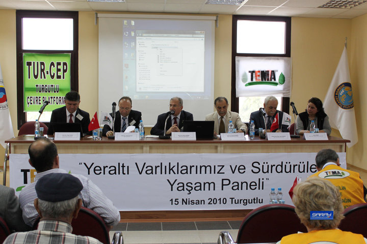 Turgutlu'da TEMA Vakfı tarafından 10 Nisan 2010'da düzenlenen panel